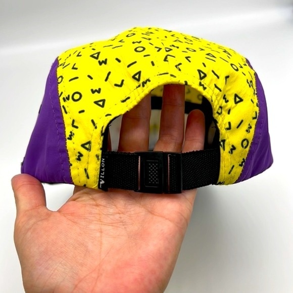 Villon- Retro Y2K Purple Yellow Villon Strap Adjustable Hat Size Onesize - Picture 7 of 9